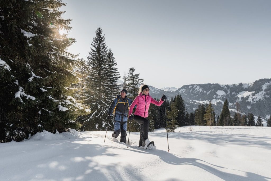 Raquettes à neige Gstaad et Rougemont