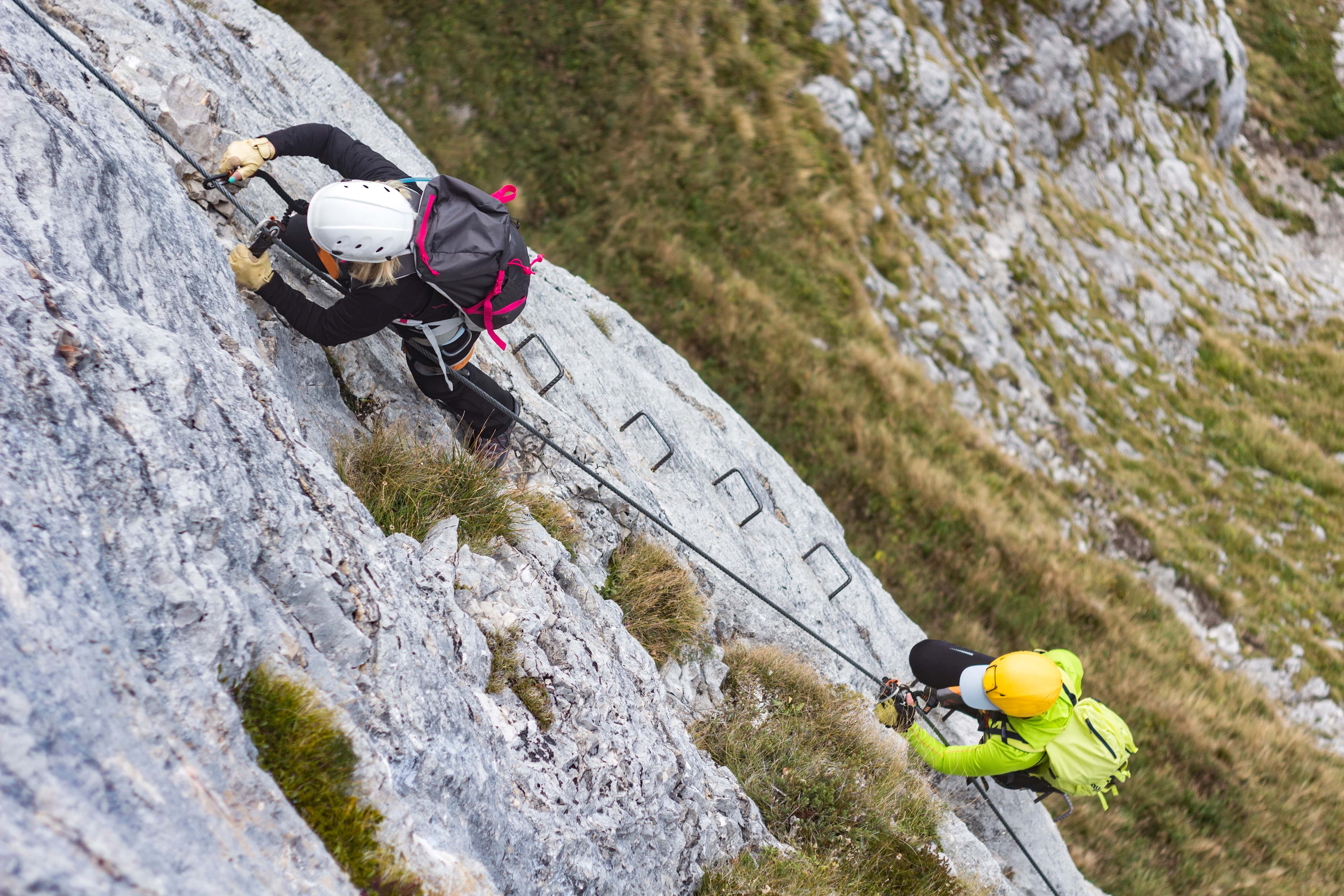Via ferrata and climbing in Gstaad and Rougemont